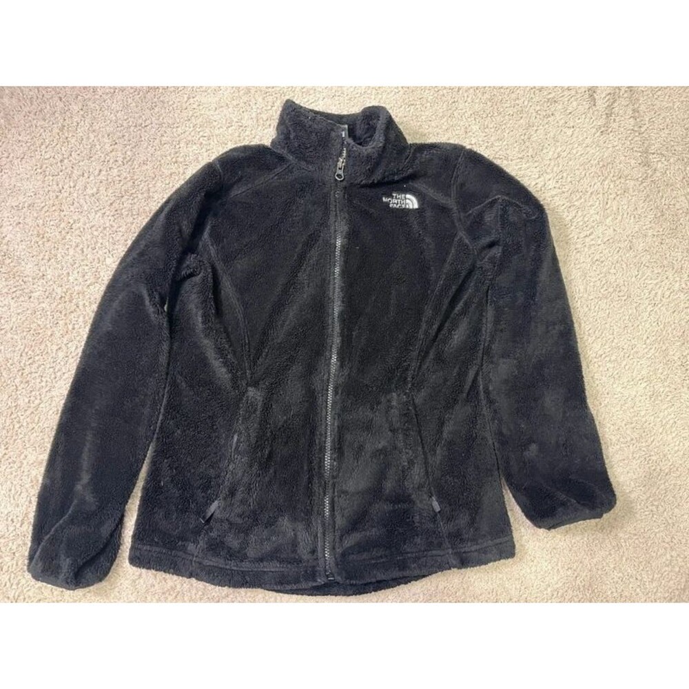 The North Face Black Fuzzy Jacket Size Kids L
